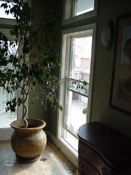 Impact failure of non-impact Window via barrel tile